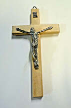 6&quot; Natural Wood Crucifix, New #AB-366-R2 - $11.77 CAD