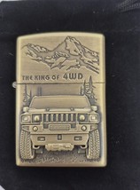 Sharp Brass Kantai Hummer 4 WD Lighter W/Raised Detail - $12.30