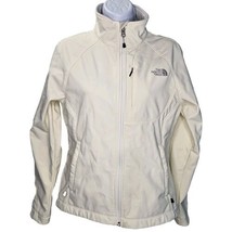 The North Face Apex Bionic Jacket Womens S White Softshell Full Zip Coat Fleece - £27.21 GBP