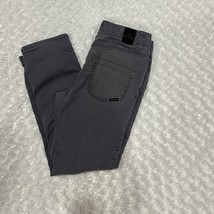 PRANA Mens Bridger Slim Fit Jeans 30x28 Organic Cotton Blend Gray - £18.09 GBP