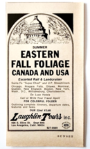 1969 Foliage Fall Super Chief Railroad Tour Advertisement Laughlin Santa... - $370.74 MXN 1969 Foliage Fall Super Chief Railroad Tour Advertisement Laughlin Santa... - $370.74 MXN