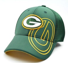 Green Bay Packers Reebok NFL Under Center Stretch Fit Football Cap Hat S/M L/XL - £17.51 GBP