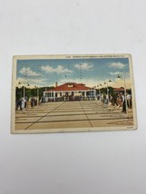 Postcard Peabody Shuffleboard Club Daytona Beach Florida Linen Posted 1940 VTG - £6.24 GBP