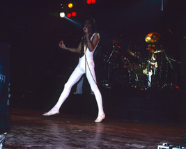  Queen Freddie Mercury 1970&#39;S Tight White Leotard Performing 16X20 Canva... - £55.81 GBP