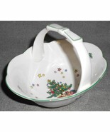 Nikko CHRISTMASTIME - HAPPY HOLIDAYS Small Basket MADE IN JAPAN - $19.79