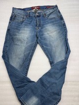 Lucky 221 Jeans Adult 31x30 Straight Leg Blue Denim Men - $29.85