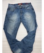 Lucky 221 Jeans Adult 31x30 Straight Leg Blue Denim Men - £23.31 GBP