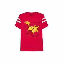 NWT Pokemon Men&#39;s Medium Red Pikachu Short Sleeve Tee Shirt - $14.80