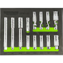 VIM Tools Spark Plug Master Set, 13 Piece Set, Include Xl, Standard And Swivel S - $4,352.57 MXN