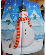 Winter snowman Garden Flag,  Seasonal Decorations Outside  12x18 new in ... - $188.16 MXN