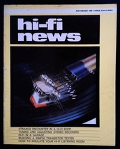 Hi-Fi News Magazine November 1969 mbox1623 Hi-Fi In A Garage - £9.50 GBP