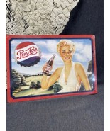 Rare Pepsi Cola Lady Golfer Soda Pop Beverage Soft Drink Metal Sign 11 3... - £19.35 GBP