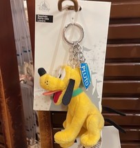 Disney Baby Pluto Plush Wearing Yellow Coat Keychain - $24.99
