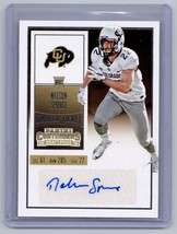 2016 Panini Contenders Draft Picks #135b Nelson Spruce White helmet - £6.40 GBP