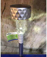 Garden Collection Solar Stake Light. Silver ShipN24hours-Ready To Use - $9.78