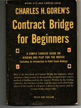 Contract Bridge for Beginners by Charles H. Goren Vintage Paperback Book... - $5.00