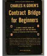 Contract Bridge for Beginners by Charles H. Goren Vintage Paperback Book... - €4,34 EUR