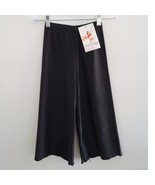 Baltogs Spandex Pull-On Wide Leg Palazzo Culottes Dance Pants Black Size... - $27.35 CAD
