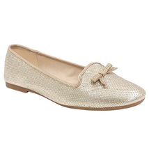Charter Club Women Slip On Loafers Kimii 2 Size US 8W Platino Bling - £24.78 GBP
