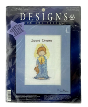 Kinka Sweet Dreams Cross Stitch 5561 Designs for the Needle Vintage 1998 + Mat - $15.40