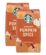 STARBUCKS Pumpkin Spice Flavored Ground Coffee 11oz - 2PK - BBD 12/2023 - £15.85 GBP