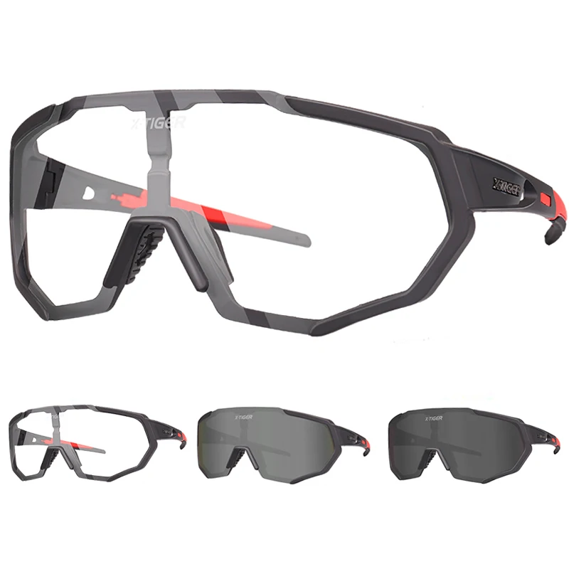 Sporting X-TIGER Photochromic Polarized Cycling GlAes Outdoor Sportings MTB Bicy - £59.15 GBP