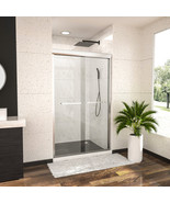 48&quot;x76&quot; Semi-Frameless Shower Door - Chrome Bypass - $444.99