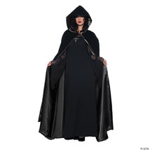 Mn velvet cape all black - $1,465.73 MXN