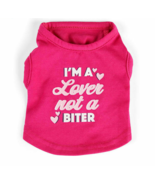 YOULY The Lover Pink I&#39;m A Lover Not A Biter Graphic Small Animal T-Shir... - €8,58 EUR