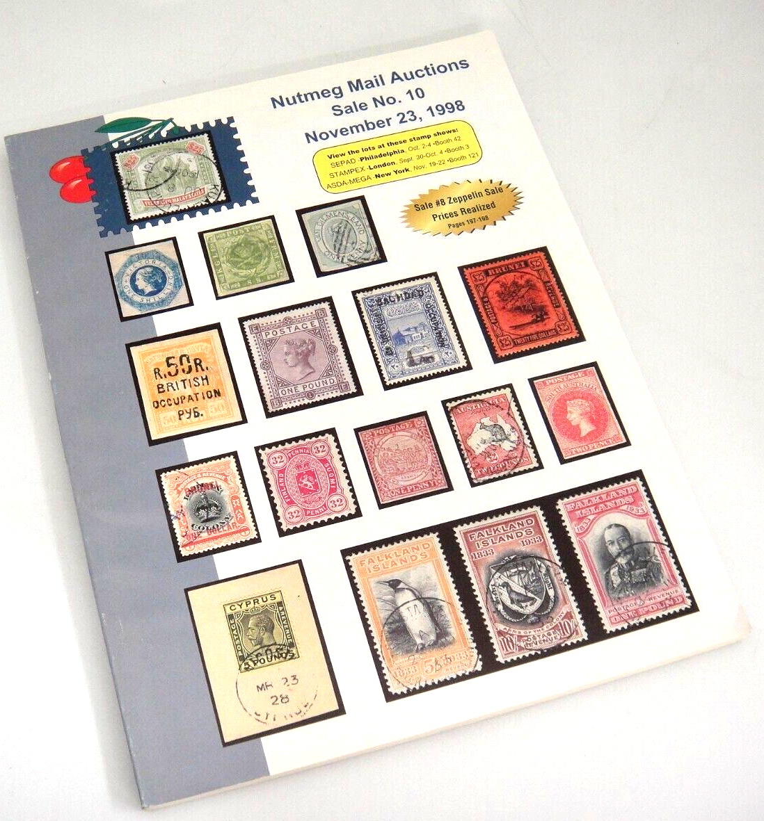 Primary image for Nutmeg Stamp Auction Catalog 1998 British Commonwealth and Worldwide