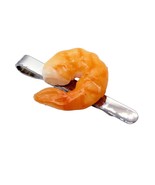 Unique LARGE SHRIMP TIECLIP boxed TIE bar SLIDE suit PRAWN fishmonger SE... - $17.64 CAD