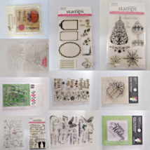 Mixture of Clear Vinyl Unmounted Stamps Your Choice! - $1.48+