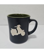 Starbucks 2011 Vespa Moped Scooter Matte Black Olive Green Mug Cup 16 Oz - €12,94 EUR