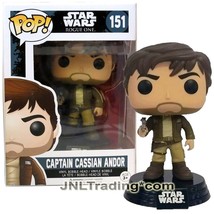 Year 2016 Funko Pop! Star Wars Rogue One Bobble Head #151 Captain Cassian Andor - $24.99