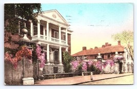 Postcard Miles Brewton Pringle House Charleston South Carolina Albertype Co. - £2.83 GBP