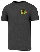 Chicago Blackhawks NHL &#39;47 Forward Gravity Black Shift Tee T-Shirt Adult Mens XL - £18.37 GBP