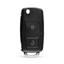 KEYYOU 2 Buttons Flip Remote Car Key Fob For  VW Golf 4 5 Pat b5 b6  Touran 434M - £74.35 GBP