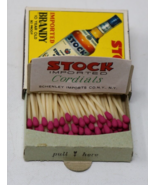 Vintage Match Box Stock 84 Brandy Vermouth Cordials Very Good Shape - $187.91 MXN