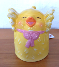 Topsy Turvy Yellow Chick 14 Oz. Ceramic Mug 2012  Easter Spring Animal - NWT - £12.77 GBP