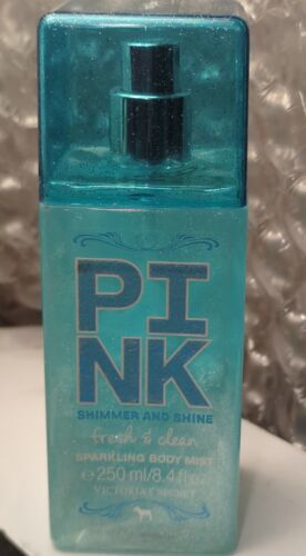 Primary image for Victoria's Secret Pink Shimmer & Shine & CLEAN Sparkling Body Mist Spray 8.4oz