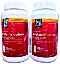 Member&#39;s Mark Extra Strength Acetaminophen 500 mg 1200 Caplets EXP 12/27 - $22.95