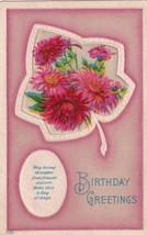 Birthday Greetings May Loving Thoughts From Friends Sincere Postcard C28 - £2.35 GBP