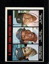 1967 Topps #239 Frank ROBINSON/TONY OLIVA/AL Kaline Good+ Al Batting Hof *X98988 - £4.29 GBP