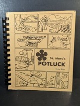 1979 Potluck Recipe Cookbook St. Mary&#39;s Church Parish Berea Ohio  - £11.00 GBP