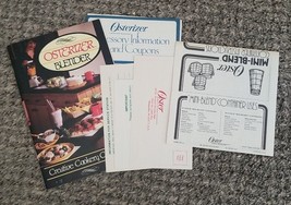 1980 Osterizer Blender Creative Spin Cookery Cookbook Recipes Collectible Add-on - £7.62 GBP