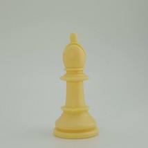 1969 Chessmen Staunton Replacement Ivory Bishop Chess Piece 4807 Milton ... - $2.96