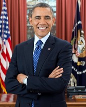 Photograph Of Barack Obama - Historical Artwork From 2012 - Us President, Gloss - £33.15 GBP