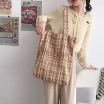New Girl Canvas Shoulder Bag women&#39;s Candy Color Female Handbag Student Korean V - £19.55 GBP