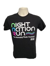 Night Nation Run The Running Music Festival Adult Small Black TShirt - $17.82