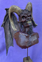 Mexico City Outside Art HOOS Evil Horned Cackling Devil With One Wing - £129.07 GBP